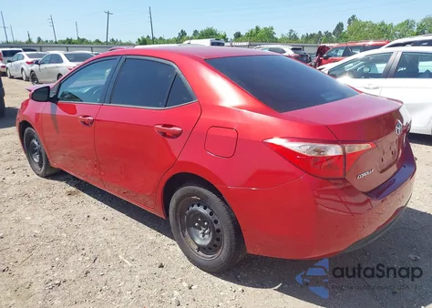 2017 Toyota Corolla Le z USA, uszkodzony, nr VIN 5YFBURHE7HP644369